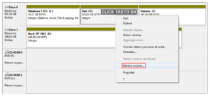 Ridimensiona Partizione